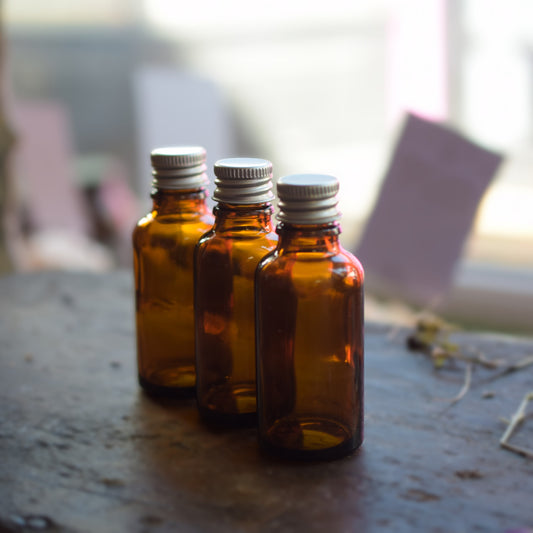 30ml Amber Glass Bottle