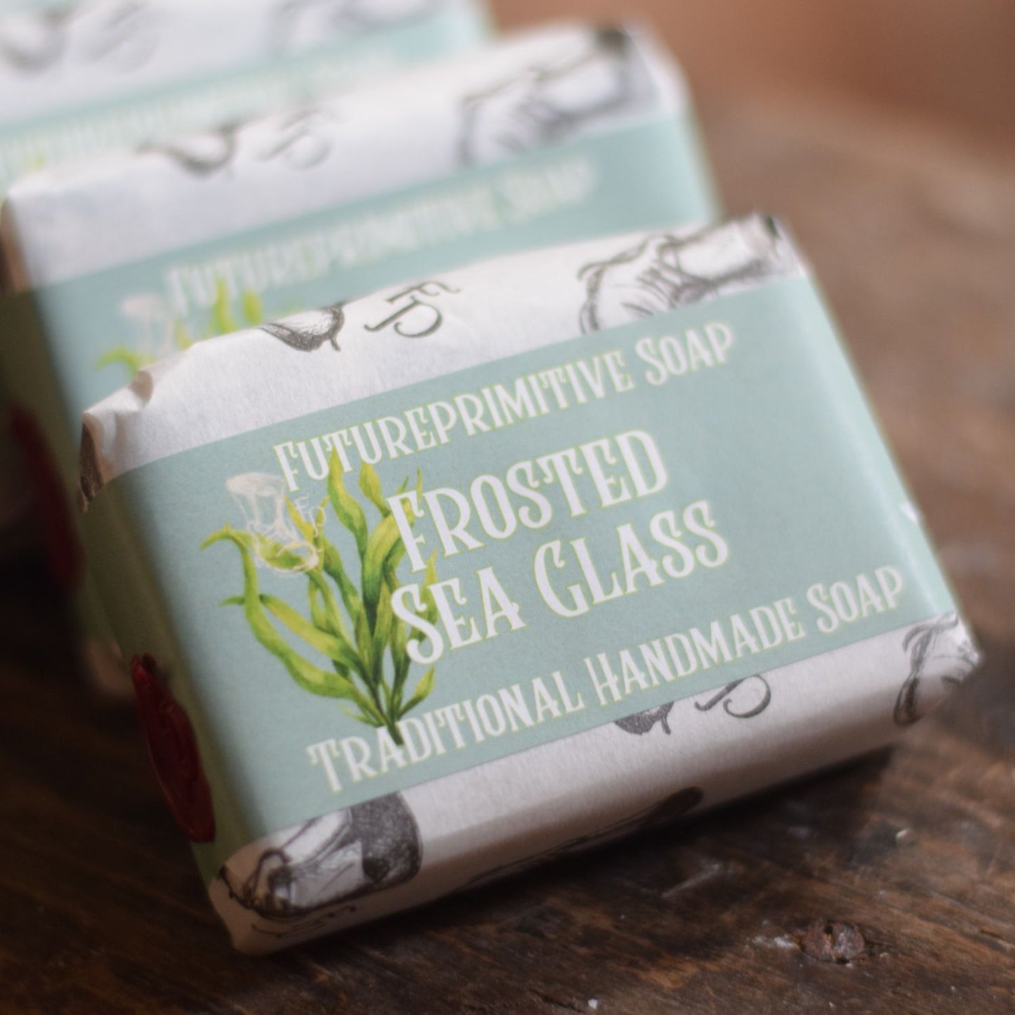 Frosted Sea Glass Bar Soap