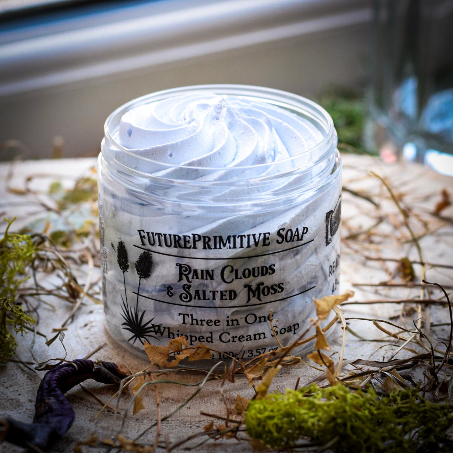 Rainclouds & Salted Moss Whipped Soap