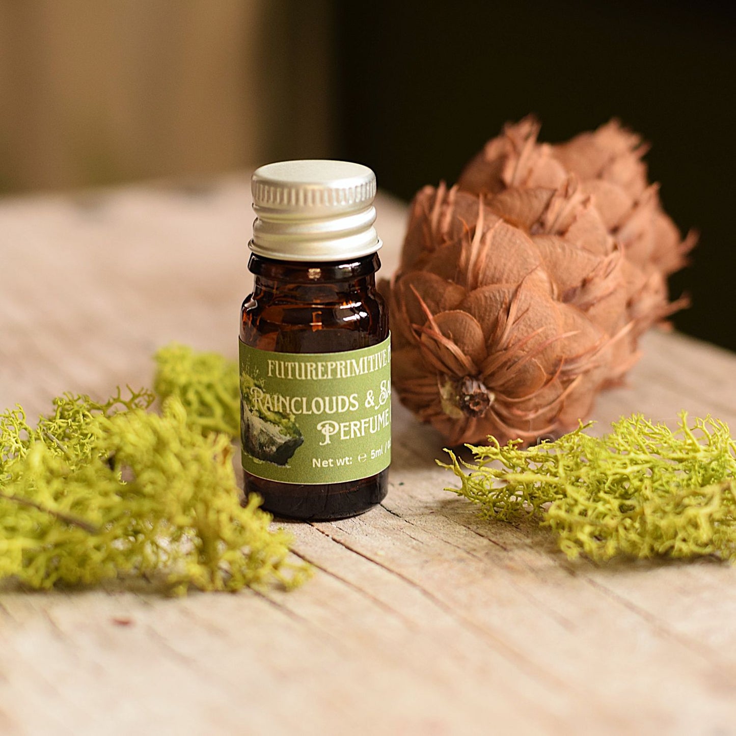 Rainclouds & Salted Moss Perfume Oil