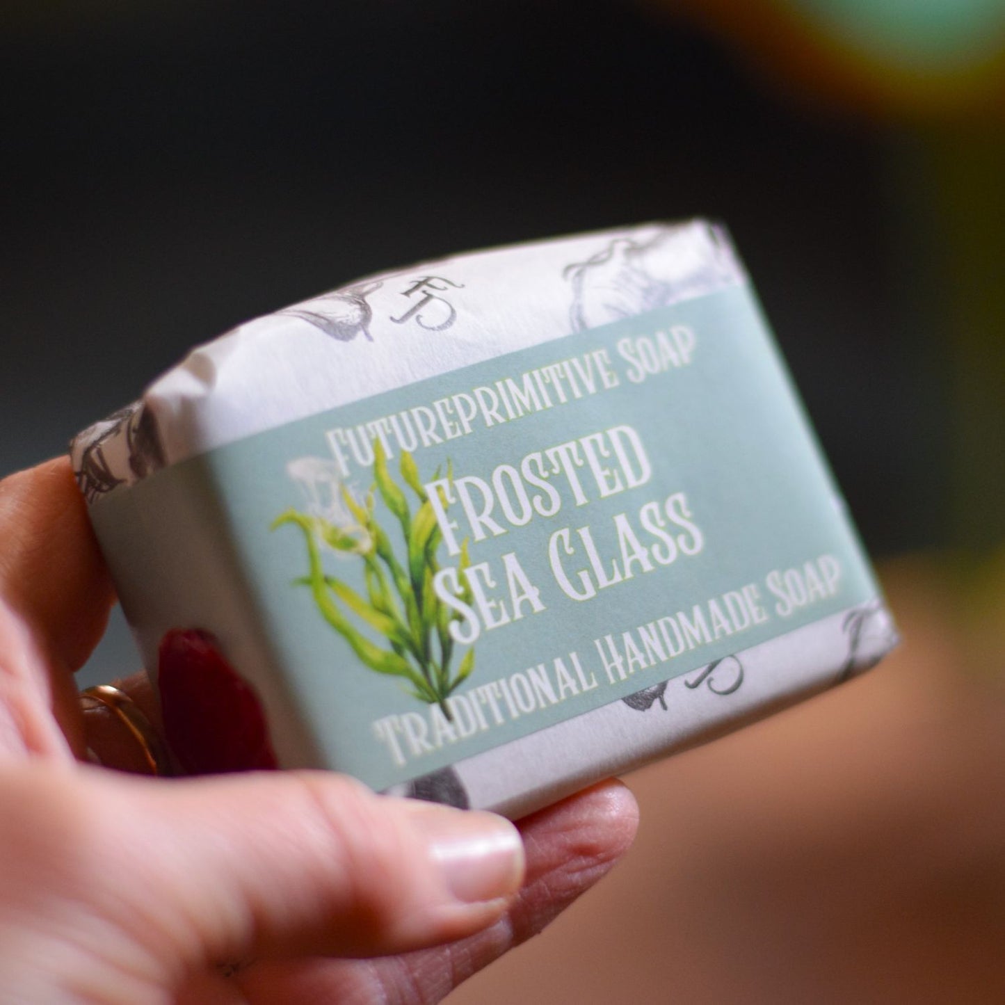 Frosted Sea Glass Bar Soap