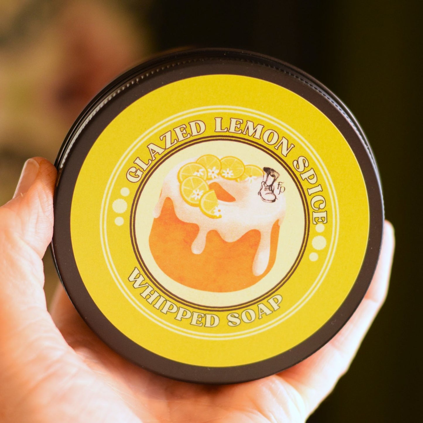 Glazed Lemon Spice Whipped Soap