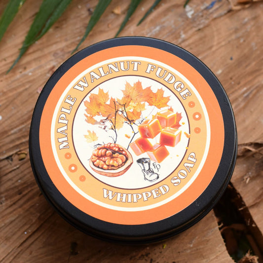 Maple Walnut Fudge Whipped Soap