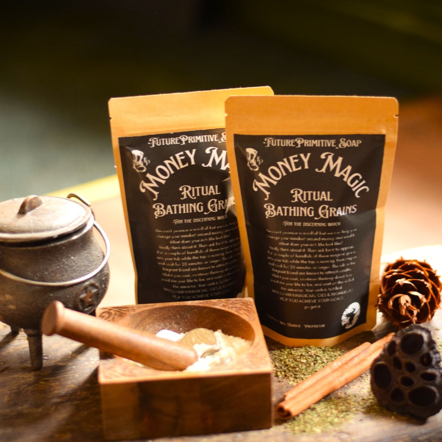 Money Magick Ritual Bathing Grains