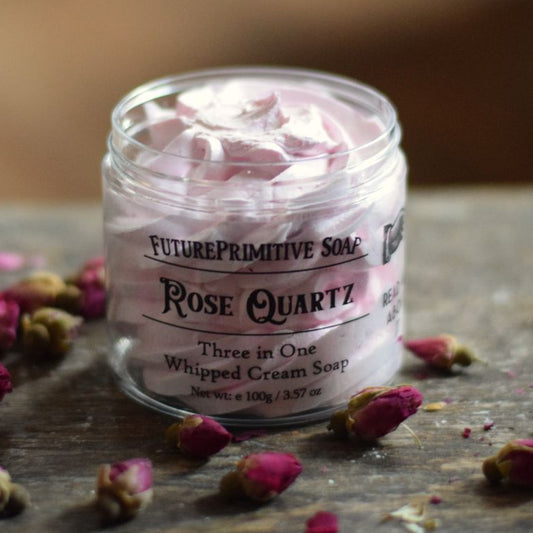 Rose Quartz Whipped Soap