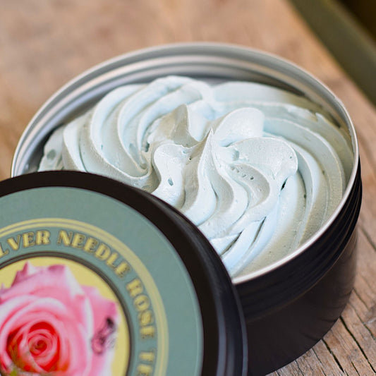 Silver Needle Rose Tea Whipped Soap