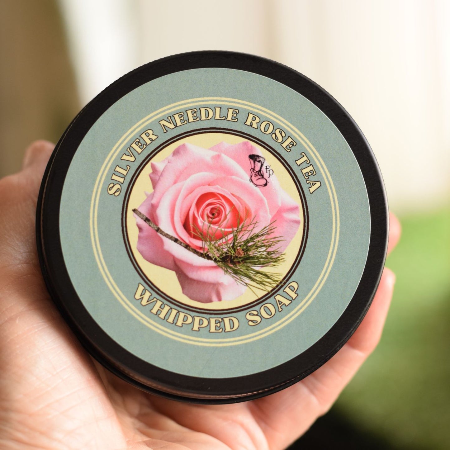 Silver Needle Rose Tea Whipped Soap
