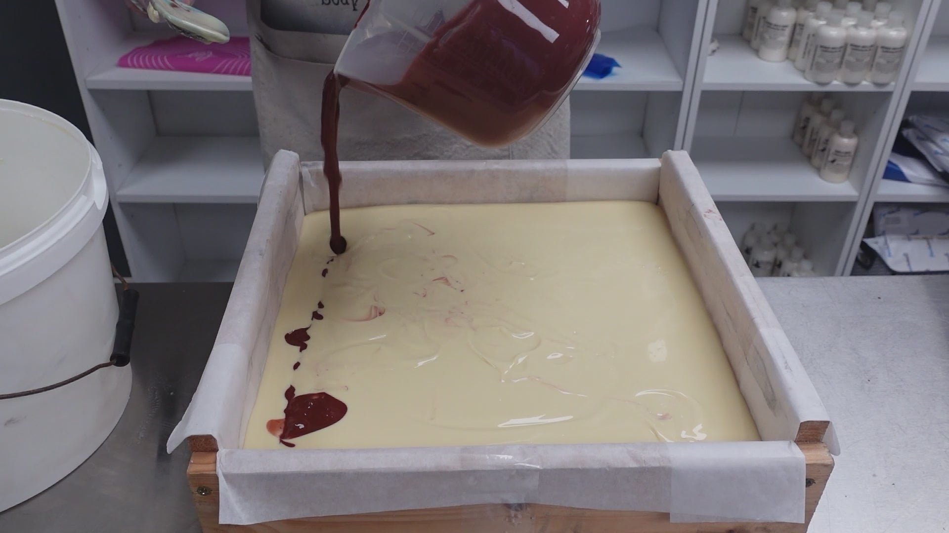 Load video: pouring soap