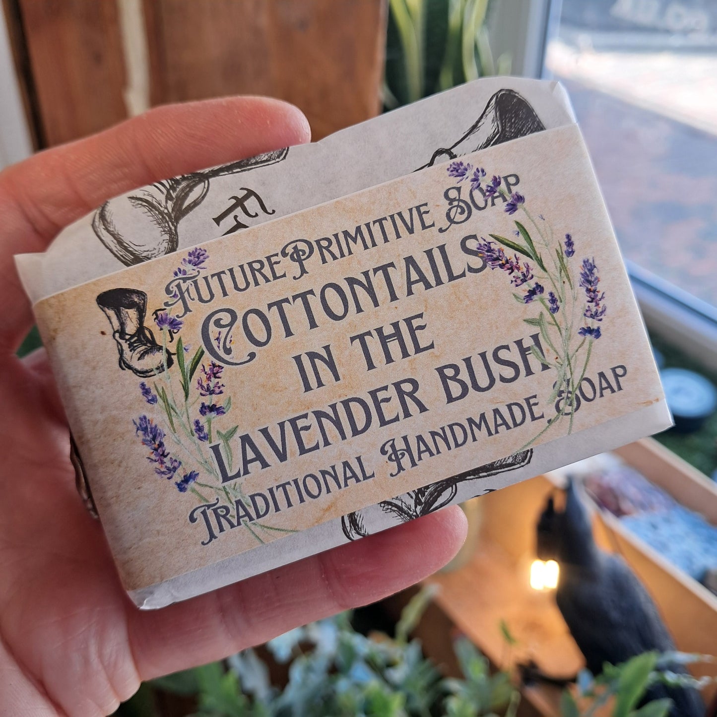 Cottontails in the Lavender Bush Bar Soap